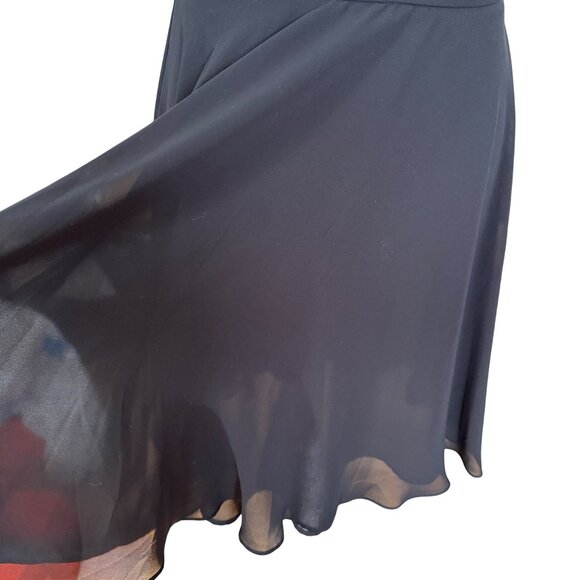 Vintage A.J. Bari Black Skirt Size 10 - Picture 2 of 5